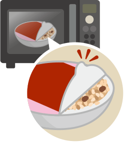 温め方イラスト