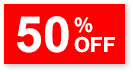 50％OFF